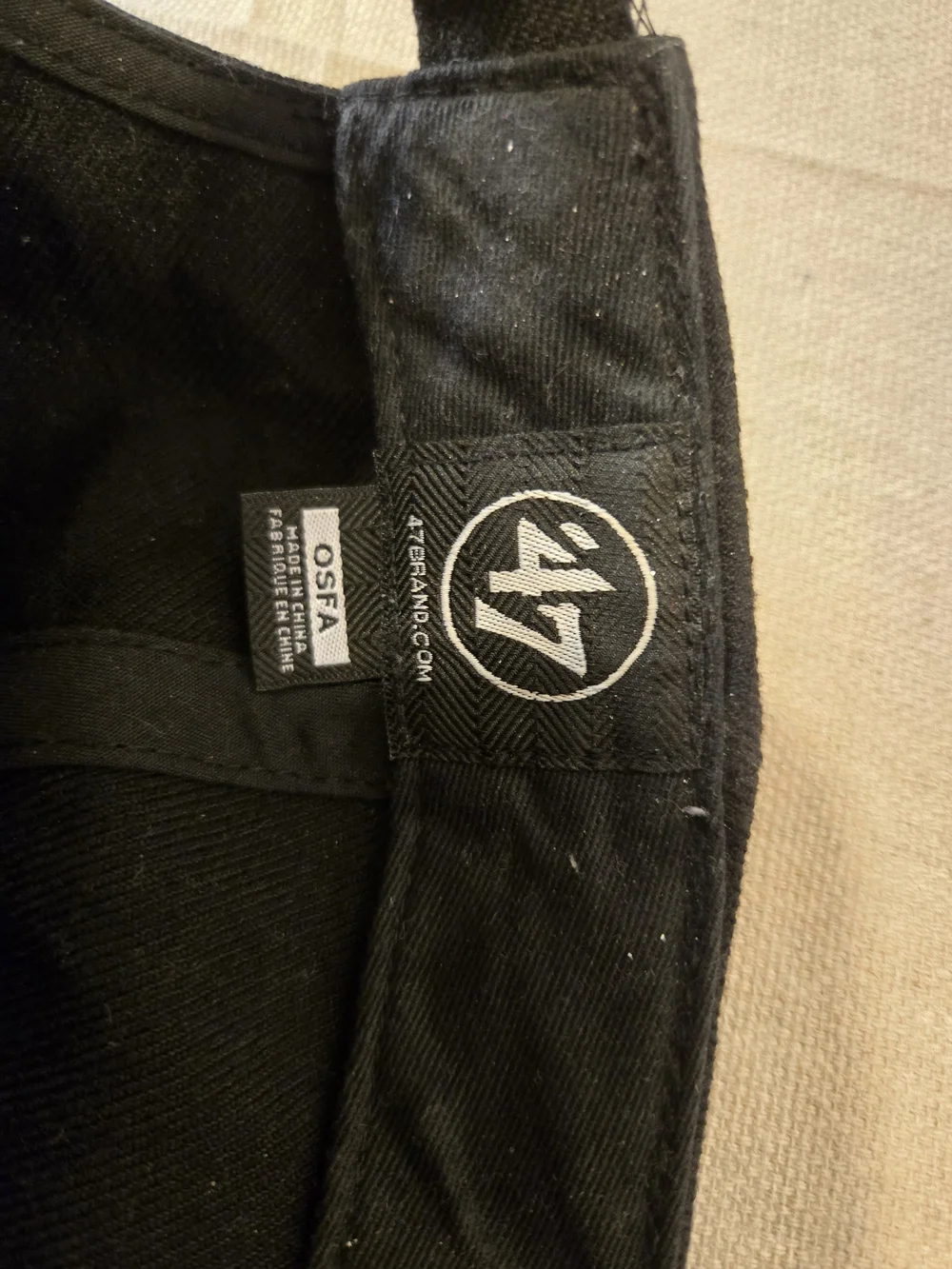 47 York Yankees Black Adjustable Baseball Cap OSFA - Picture 8 of 8